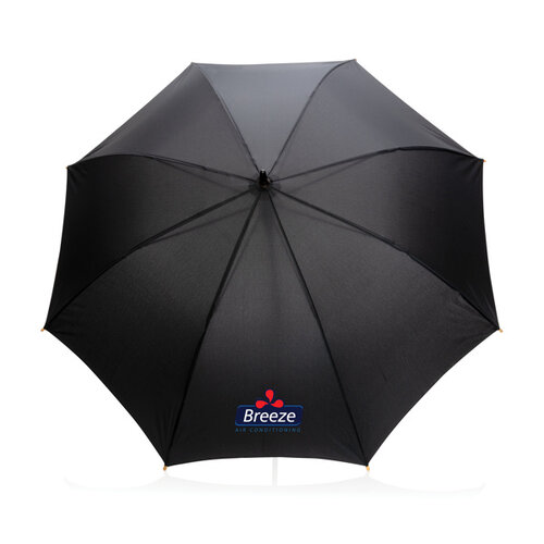 23 inch Impact AWARE RPET 190T auto open bamboe paraplu bedrukken met logo