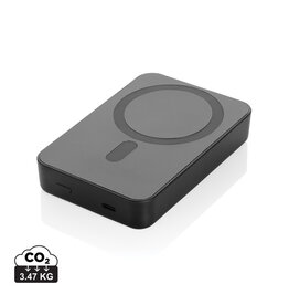 Amporia RCS rplastic magnetische 10.000 mAh powerbank in zakformaat bedrukken met logo