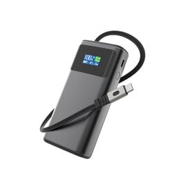 Quantum RCS ultra-fast PD45W 10.000mAh powerbank met TFT kleurenscherm bedrukken met logo