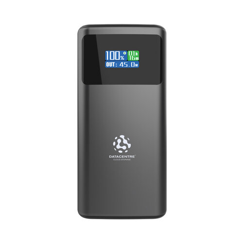 Quantum RCS ultra-fast PD45W 10.000mAh powerbank met TFT kleurenscherm bedrukken met logo