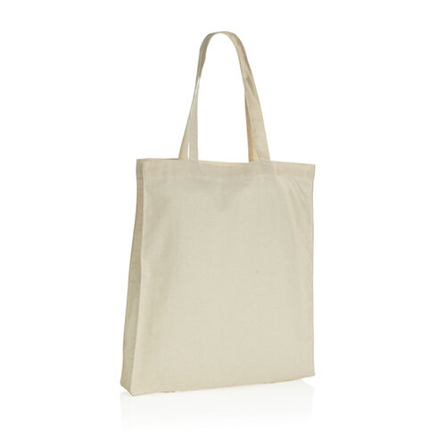 DeBle gerecyclede draagtas met bodem bedrukken met logo Impact AWARE P76264