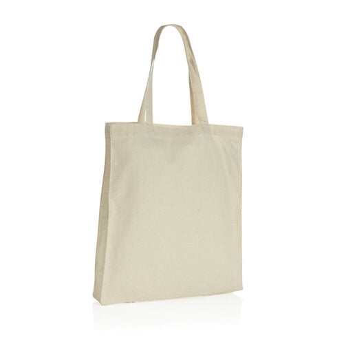 DeBle gerecyclede draagtas met bodem bedrukken met logo Impact AWARE P76264