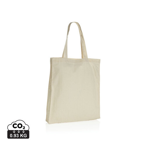 DeBle gerecyclede draagtas met bodem bedrukken met logo Impact AWARE P76264