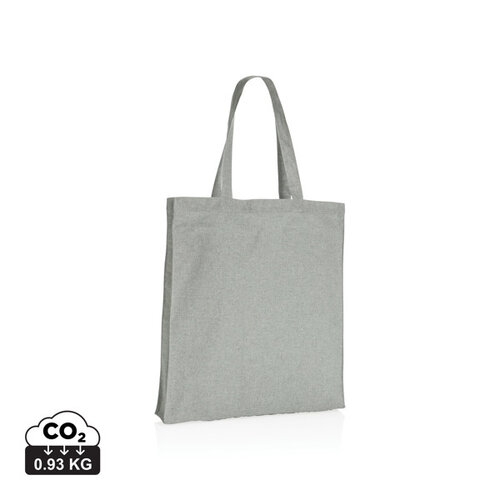 DeBle gerecyclede draagtas met bodem bedrukken met logo Impact AWARE P76264