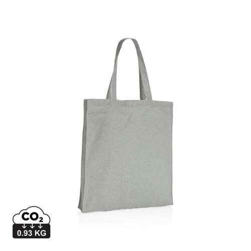 DeBle gerecyclede draagtas met bodem bedrukken met logo Impact AWARE P76264