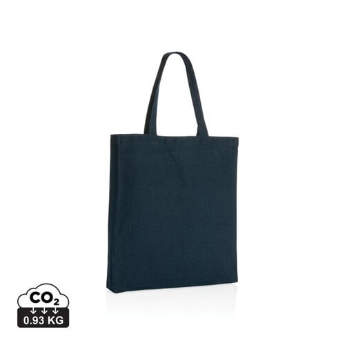 DeBle gerecyclede draagtas met bodem bedrukken met logo Impact AWARE P76264