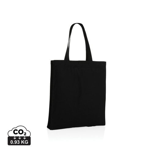 DeBle gerecyclede draagtas met bodem bedrukken met logo Impact AWARE P76264