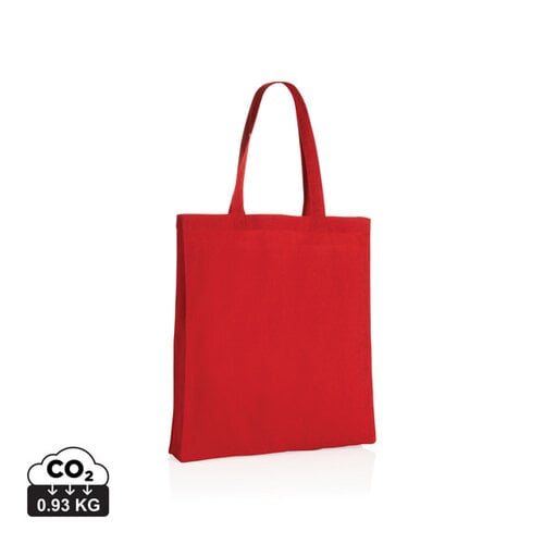 DeBle gerecyclede draagtas met bodem bedrukken met logo Impact AWARE P76264