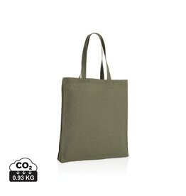 DeBle gerecyclede draagtas met bodem bedrukken met logo Impact AWARE P76264