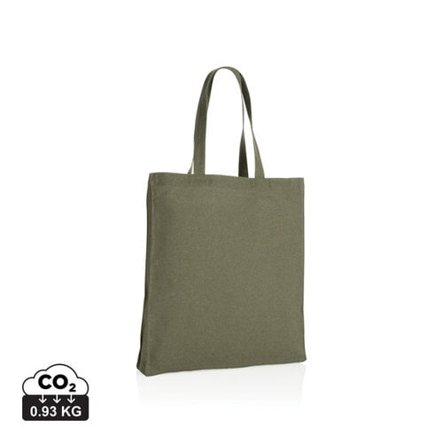 DeBle gerecyclede draagtas met bodem bedrukken met logo Impact AWARE P76264