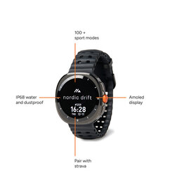 DeBle Nordic Drift smartwatch bedrukken met logo ND4300001