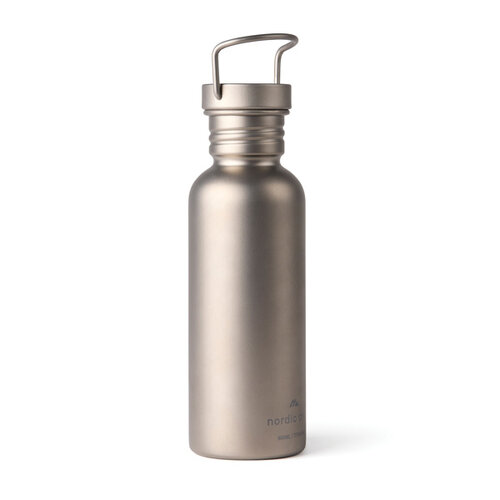 DeBle Nordic Drift titanium waterfles bedrukken met logo ND3400002