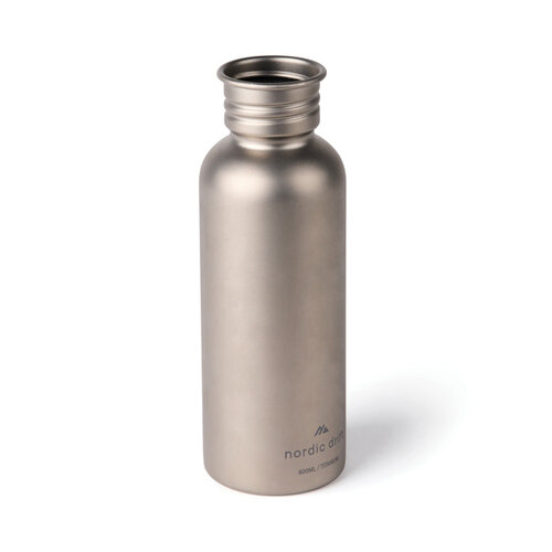 DeBle Nordic Drift titanium waterfles bedrukken met logo ND3400002