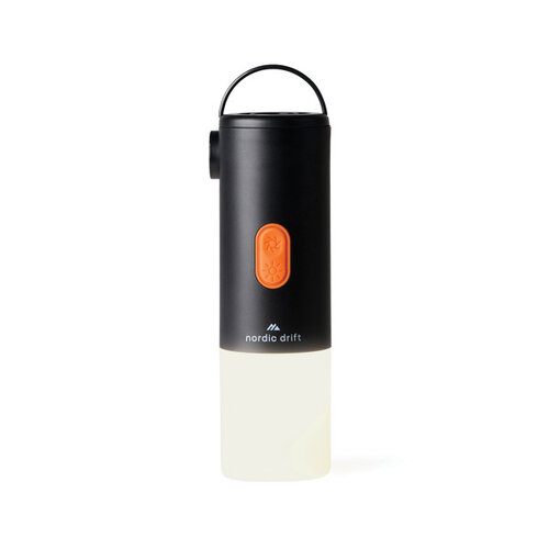 DeBle Nordic Drift campinglamp en luchtpomp bedrukken met logo ND4300101