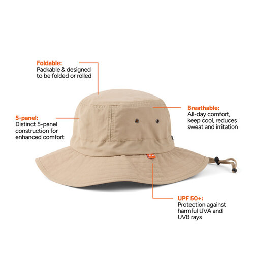 DeBle Nordic Drift bucket hat bedrukken met logo ND630010