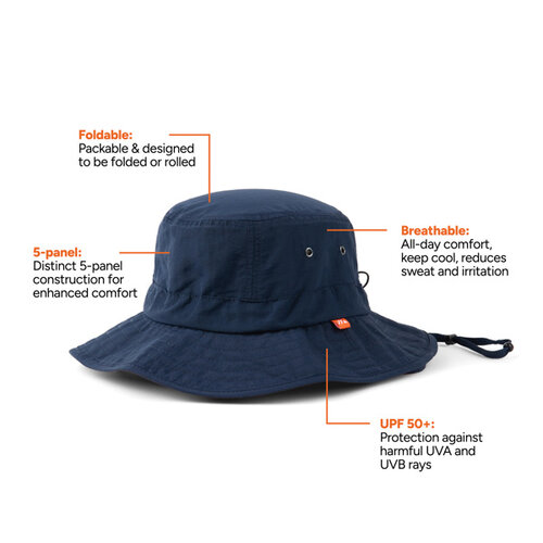 DeBle Nordic Drift bucket hat bedrukken met logo ND630010