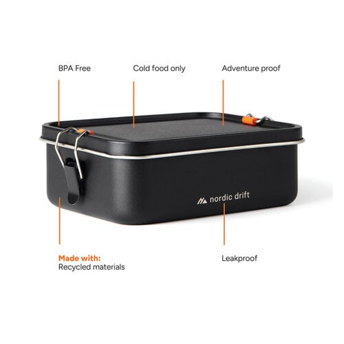 DeBle Nordic Drift lunchbox bedrukken met logo ND3500001