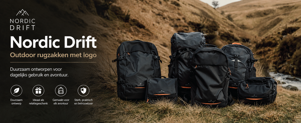 Nordic Drift is ons premium outdoormerk voor duurzame avonturen