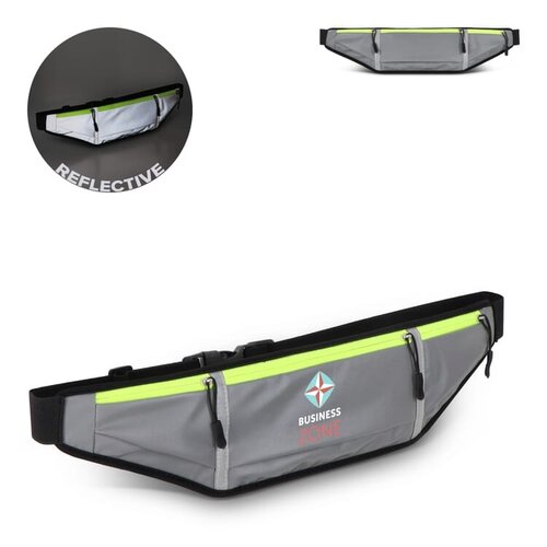 Reflecterende Sifan hardloop heuptas LT95325 met logo bedrukken DeBle