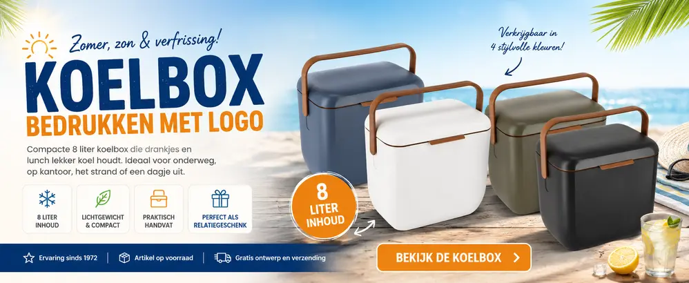 Koelboxen met logo