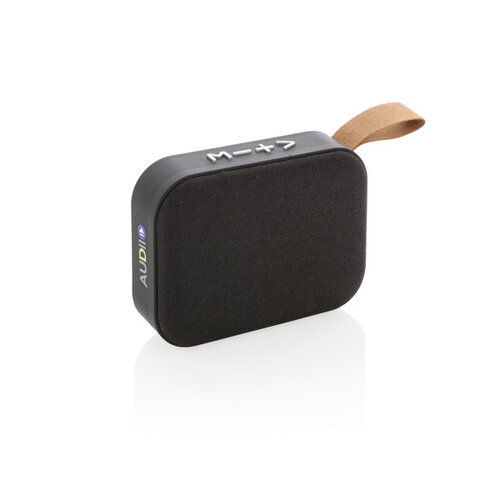 Fabric Trend draadloze 3W speaker P328211 met logo bedrukken DeBle