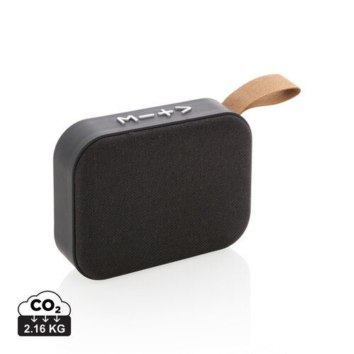 Fabric Trend draadloze 3W speaker P328211 met logo bedrukken DeBle