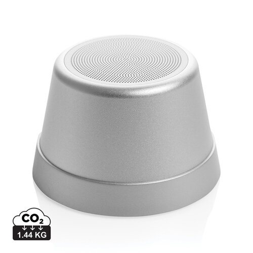 Nivio RCS gerecycled aluminium 5W speaker P33116 met logo bedrukken DeBle