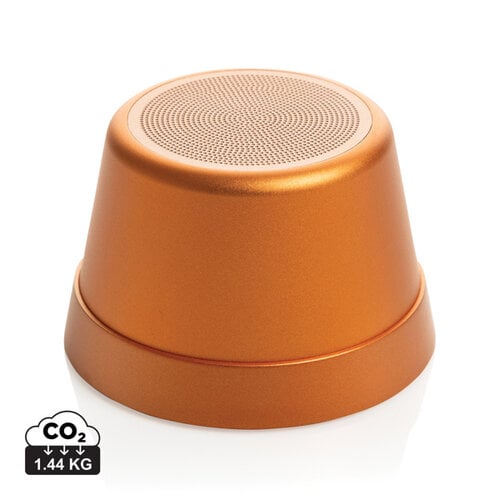 Nivio RCS gerecycled aluminium 5W speaker P33116 met logo bedrukken DeBle
