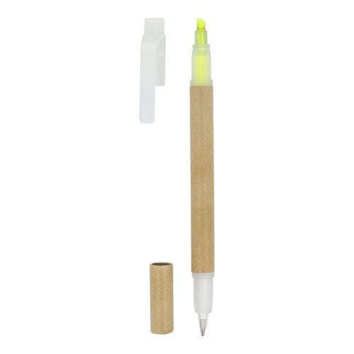Papieren Tekstmarker Balpen LT81262 met logo bedrukken DeBle