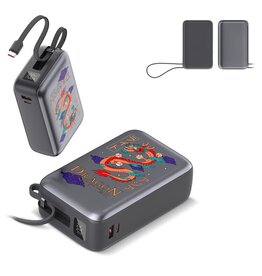 DeBle Nova Laptop Powerbank 30.000 mAh 65 W LT95520 bedrukken met logo