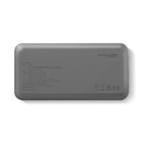 DeBle GP B+ Series Powerbank 20.000 mAh LT45103 bedrukken met logo