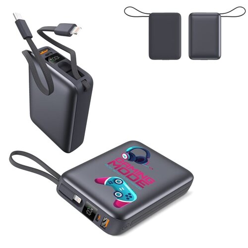 DeBle Nova Powerbank 20.000 mAh 22,5 W LT95516 bedrukken met logo