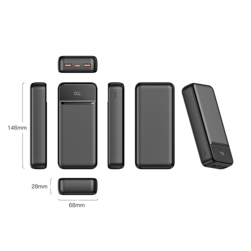 DeBle Nolu Powerbank 20.000 mAh 22,5 W LT95519 bedrukken met logo