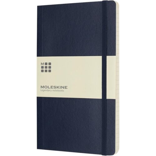 Moleskine Classic Soft Cover Large gelinieerd met zachte kaft en 192 FSC®-gecertificeerde pagina's