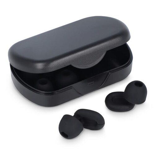 Travel-Comfort silicone oordopjes LT92742 met opbergcase bedrukken met logo