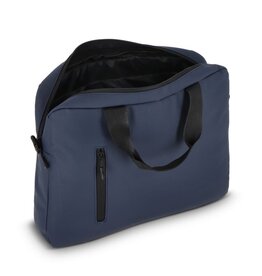 PU SoMa 15,6 inch laptop messenger tas bedrukt met bedrijfslogo