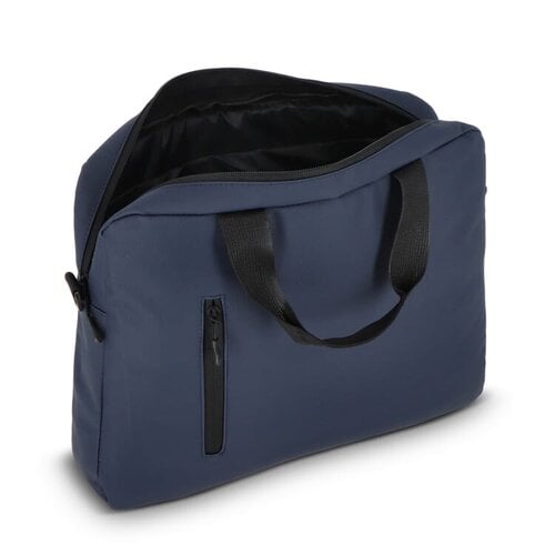 PU SoMa 15,6 inch laptop messenger tas bedrukt met bedrijfslogo