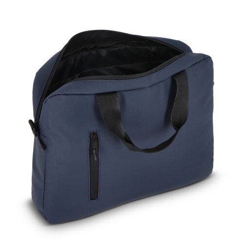 PU SoMa 15,6 inch laptop messenger tas bedrukt met bedrijfslogo