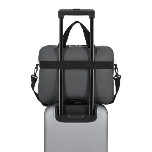 PU SoMa 15,6 inch laptop messenger tas bedrukt met bedrijfslogo