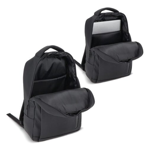 PU Osaka 15,6 inch laptoprugzak bedrukt met bedrijfslogo
