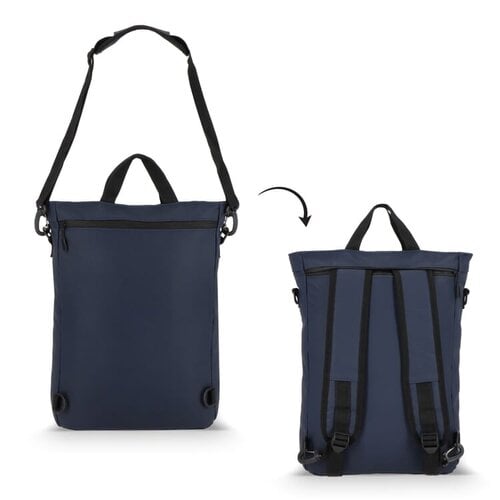 PU Kyiv 15,6 inch convertible laptoprugzak bedrukt met bedrijfslogo