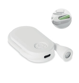 Oplaadbaar LED boekenlampje MO3241 met clip en logo