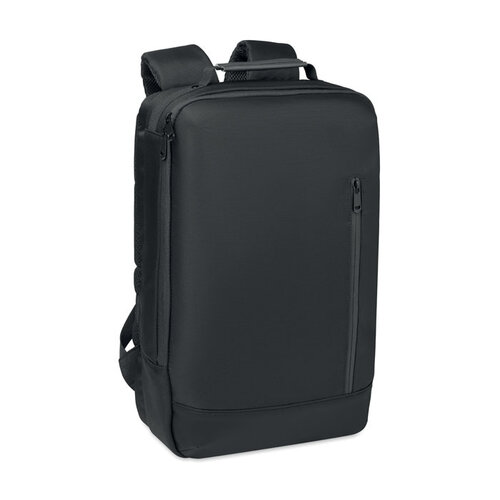 BOSTON 15 inch laptoprugzak MO3226 zwart bedrukt met logo