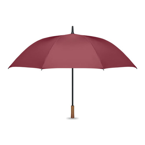 RAYNA 27 inch windproof paraplu MO3220 met houten handgreep en logo