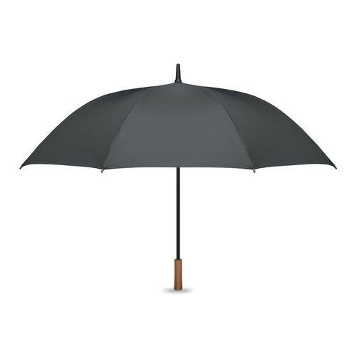 RAYNA 27 inch windproof paraplu MO3220 met houten handgreep en logo