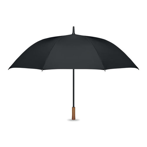 RAYNA 27 inch windproof paraplu MO3220 met houten handgreep en logo