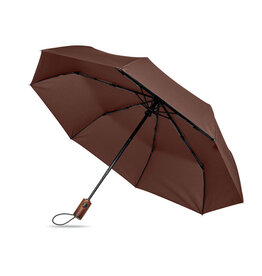 MO3219, RAYNA FOLD, opvouwbare paraplu, opvouwbare paraplu bedrukken, paraplu met logo, 21 inch paraplu, automatische paraplu, auto open dicht paraplu, windproof paraplu, paraplu houten handvat, compacte paraplu