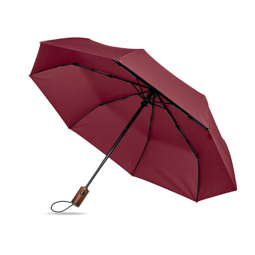 MO3219, RAYNA FOLD, opvouwbare paraplu, opvouwbare paraplu bedrukken, paraplu met logo, 21 inch paraplu, automatische paraplu, auto open dicht paraplu, windproof paraplu, paraplu houten handvat, compacte paraplu