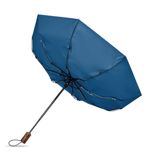MO3219, RAYNA FOLD, opvouwbare paraplu, opvouwbare paraplu bedrukken, paraplu met logo, 21 inch paraplu, automatische paraplu, auto open dicht paraplu, windproof paraplu, paraplu houten handvat, compacte paraplu
