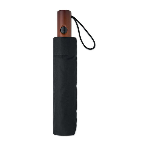 MO3219, RAYNA FOLD, opvouwbare paraplu, opvouwbare paraplu bedrukken, paraplu met logo, 21 inch paraplu, automatische paraplu, auto open dicht paraplu, windproof paraplu, paraplu houten handvat, compacte paraplu